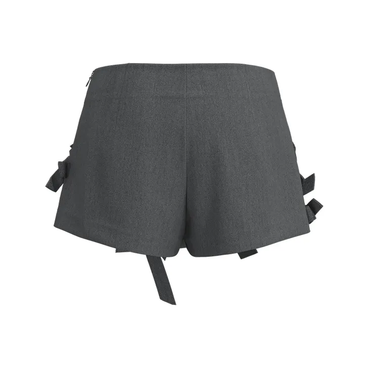 URBAN REVIVO Casual Shorts Women's Dark Gray-1