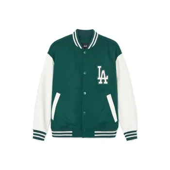 MLB SS24 Baseball Jacket Unisex Green