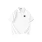 [Quick Dry Antibacterial]White (B Couple with Black Chest Logo)