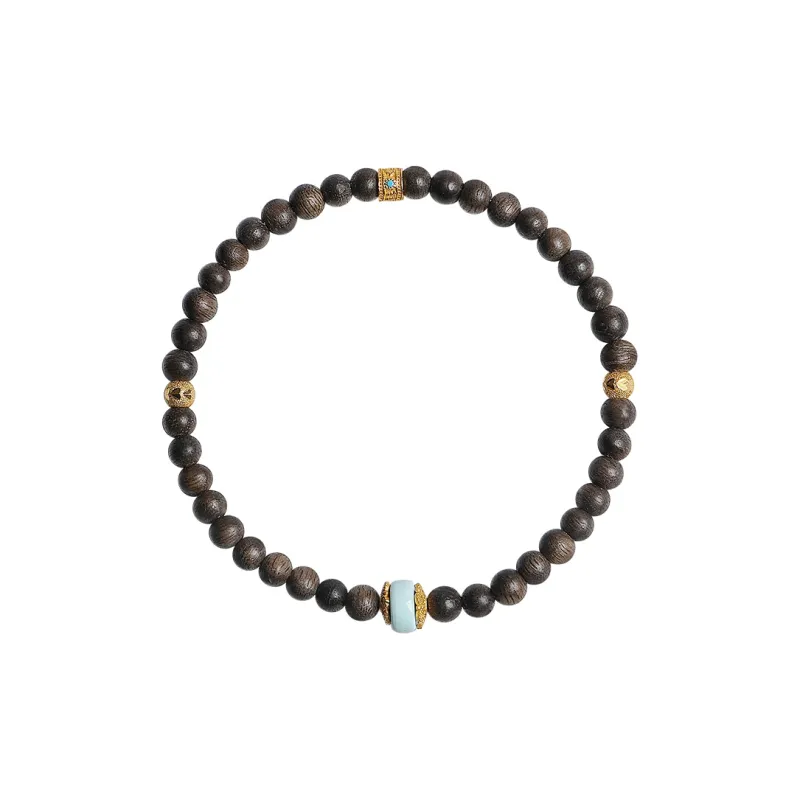 Moon Seal Hundred Rivers Fragrance Agarwood Bracelets Unisex-0