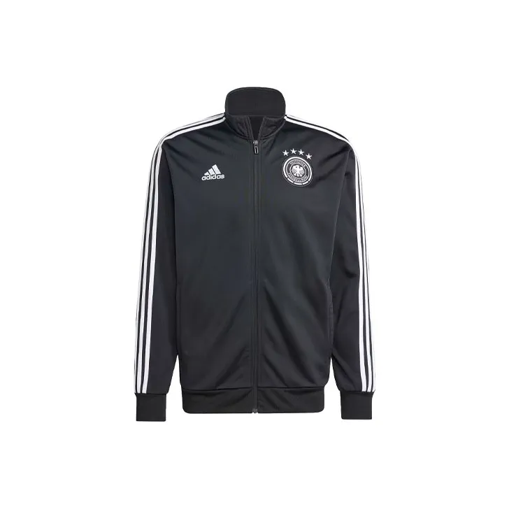 Adidas Germany Dna Track Top Retro Sports Stand Collar Jackets Men's Black-0