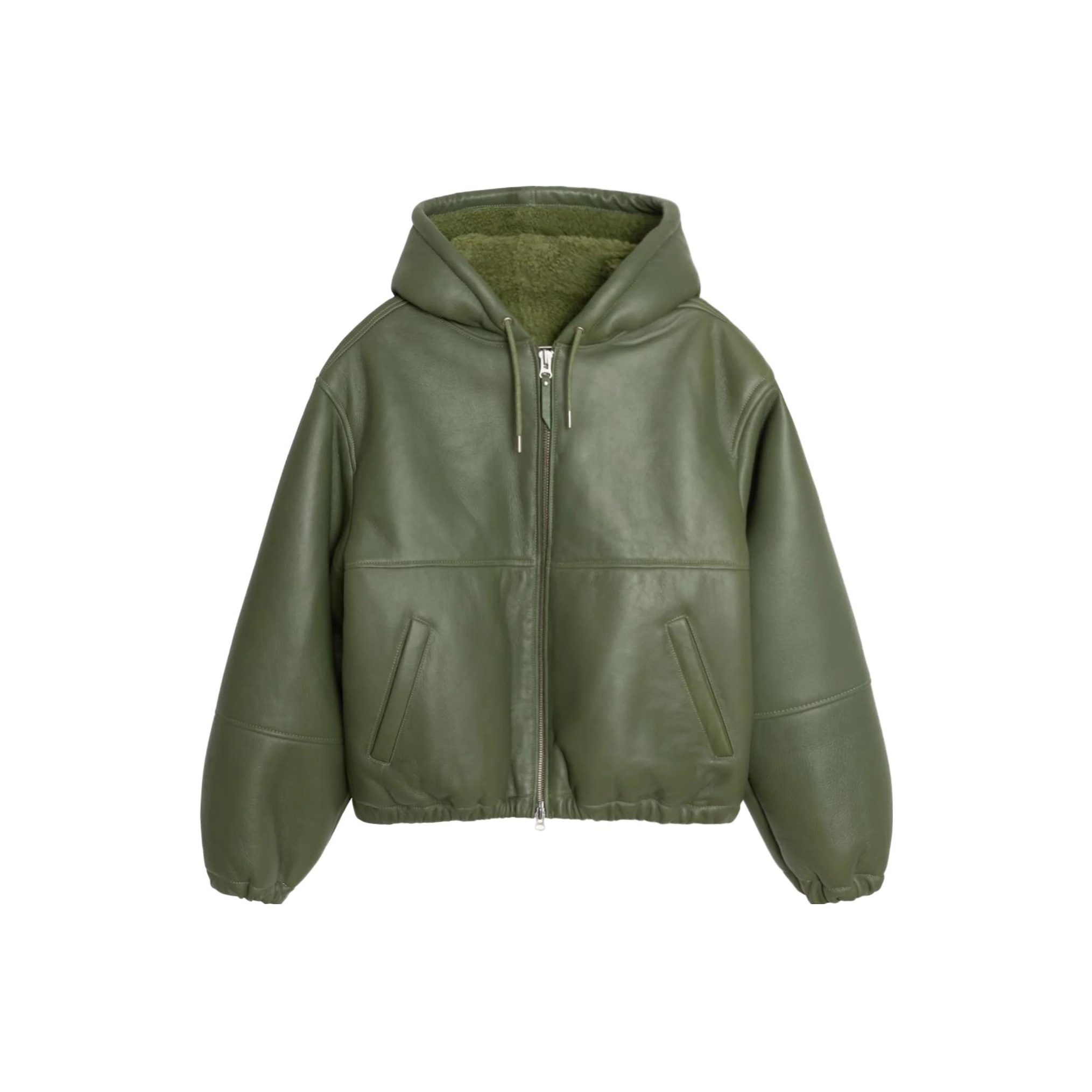 Stussy Shearling Hooded Work Jacket - POIZON