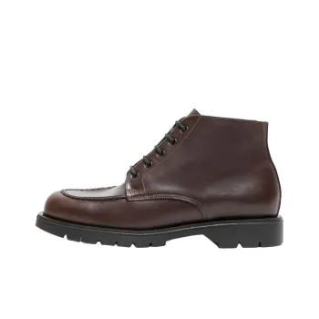 KLEMAN CLEON MANUFACTURE OXAL KP Ankle Boots 3cm Unisex Dark Brown