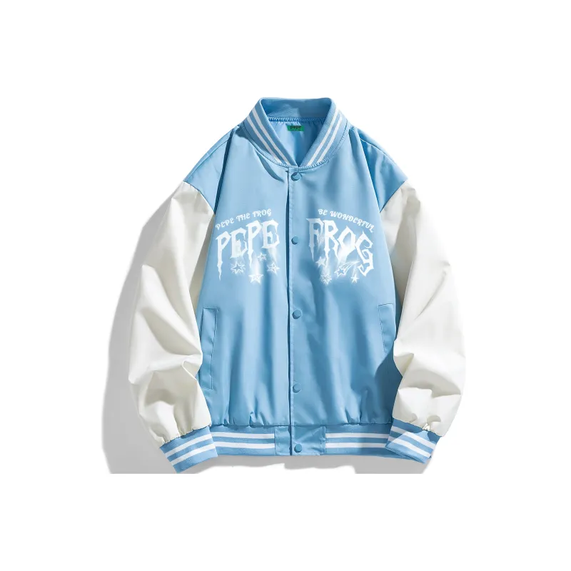 Pepe The Frog Baseball Jacket Unisex-4