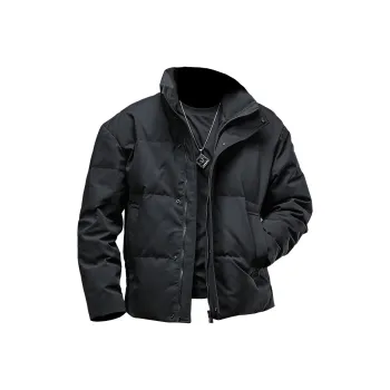 Seasonal Words Down Jacket Men's Black