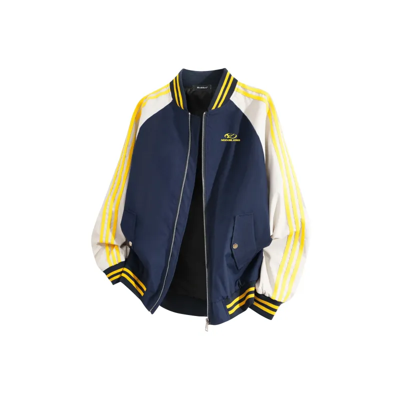 Menblero Baseball Jacket Unisex-14