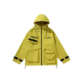 GENANX Jackets Coats Unisex Neon Yellow