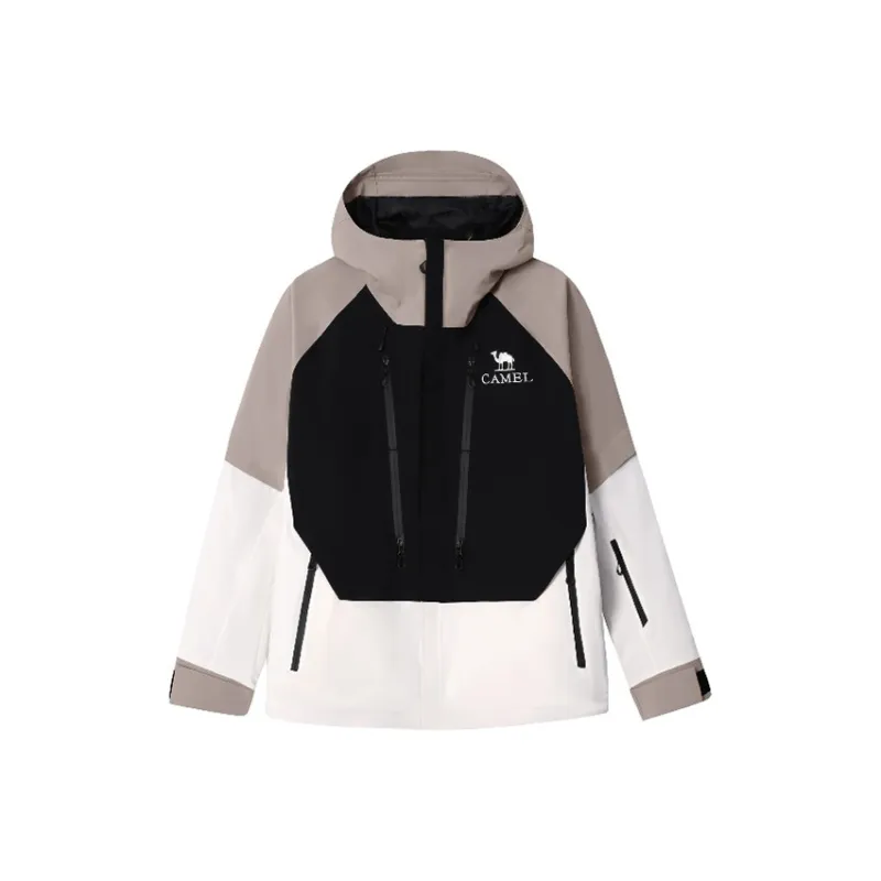 CAMEL Water-Resistant Windproof Warm Wear-Resistant Breathable Rainproof Windbreaker Jacket Men's-0