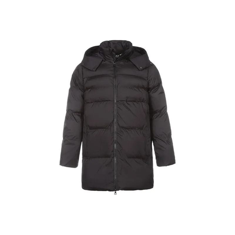 EMPORIO ARMANI EA7 Parka Coats Men Black-0