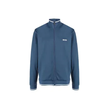 HUGO BOSS Logo embroidered Zip up Jacket