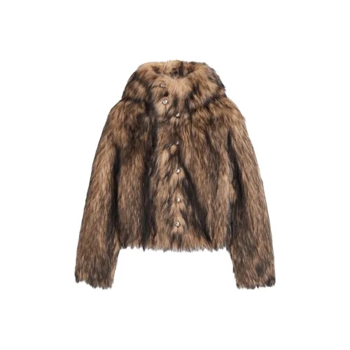 H&M Fuzzy Hooded Jacket Mens
