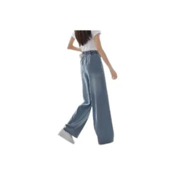 Flowers In Water Casual Pants Women's Denim