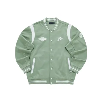 FILA FUSION Baseball Jerseys Men Stone Gray Green