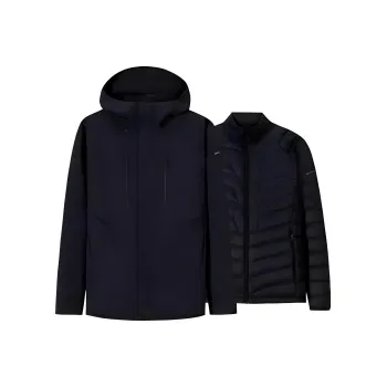 Anta Water Resistant Windproof Wear Resistant Windbreaker Jacket Men's Basic Black