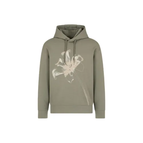 EMPORIO ARMANI SS25 Sweatshirt Men's Basil Green