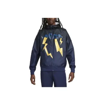 Nike Sportswear Windrunner X Doernbecher Freestyle 'Garrett' Jackets Coats Men's Marine Blue