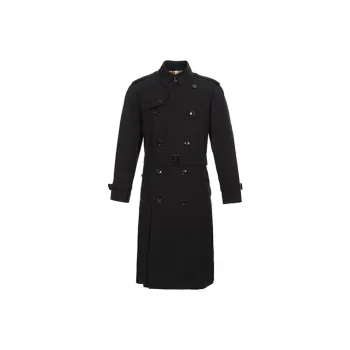 Burberry Heritage Kensington Belted Trench Coat