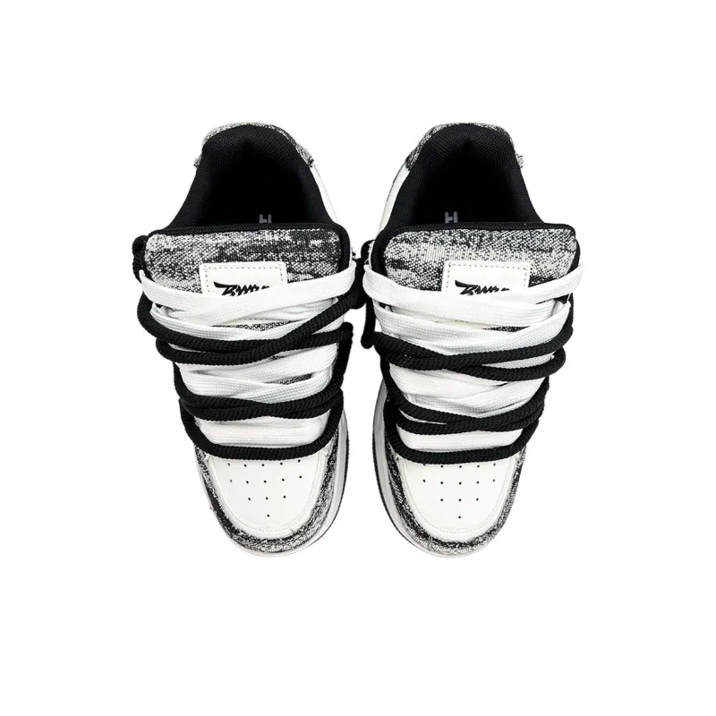 ITGI Slip Resistant, Abrasion Resistant, Breathable Low Top Skateboard Shoes Unisex White Black-3
