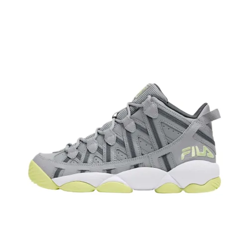 FILA Stackhouse Spaghetti Cushioning Slip Resistant High Top Basketball Shoes Unisex Gray