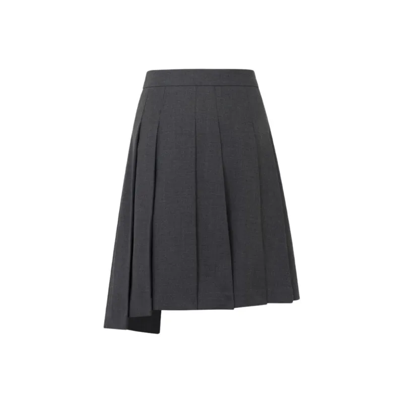 ANN ANDELMAN Casual Long Skirt Women's Dark Gray-1