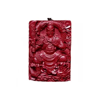 MY WORLD BEGINS AND ENDS WITH YOU Reconstructed Cinnabar Necklaces Unisex