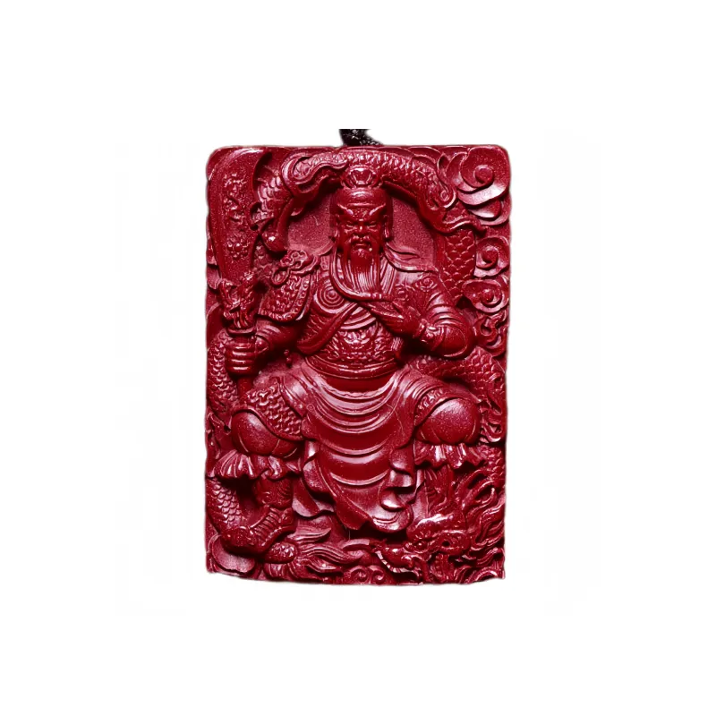 MY WORLD BEGINS AND ENDS WITH YOU Reconstructed Cinnabar Necklaces Unisex-0