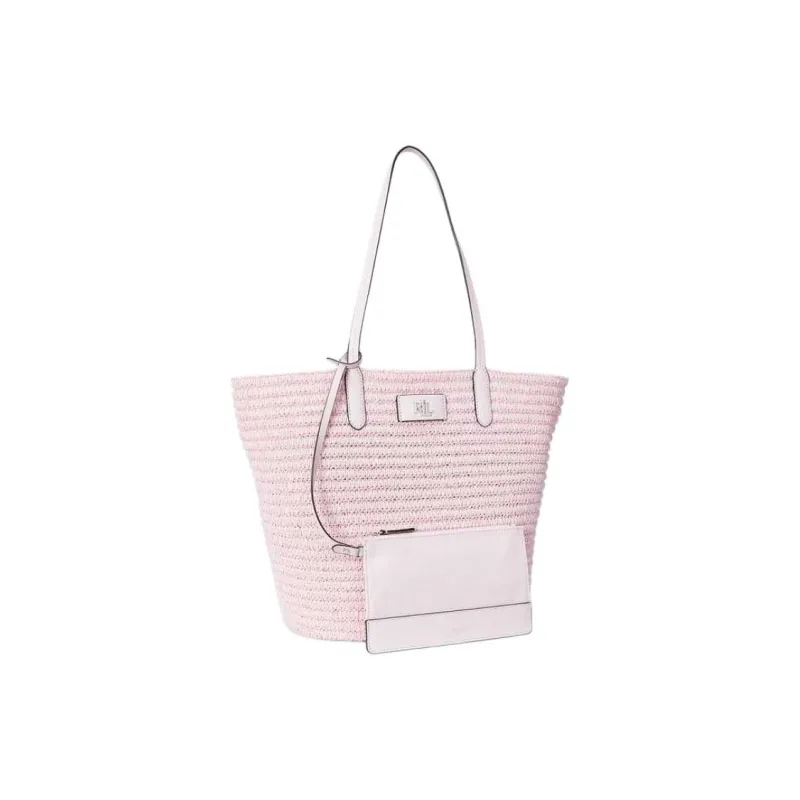 Ralph Lauren Cellulose Handbag, Shoulder Bag Large Size Women's Pink-1