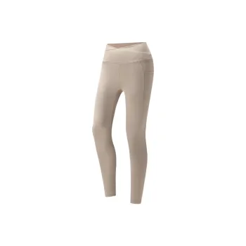 CHAOJIANTA Yoga Pants Women's Linen Gray