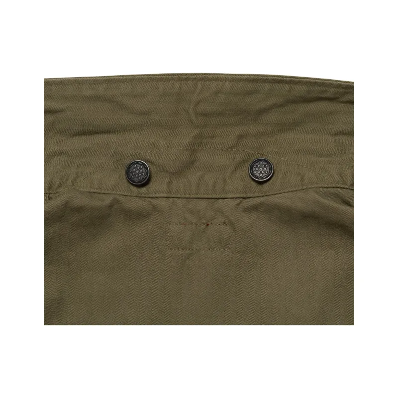 HUMAN MADE SS25 SS25 Shirt Unisex Olive Yellow-6