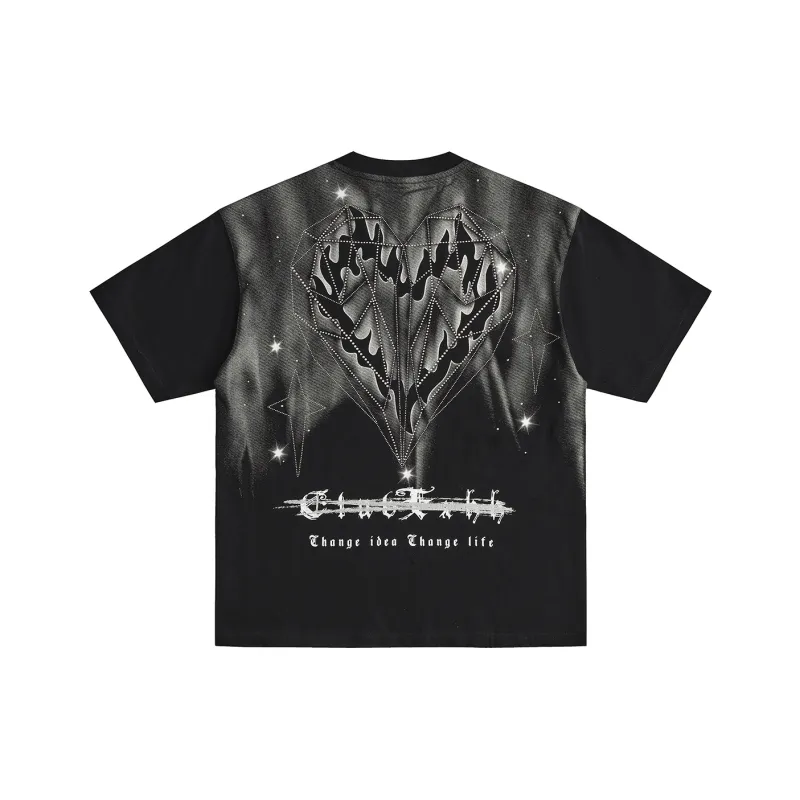 Clubxxhh T Shirts Unisex Black-0