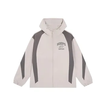 XTEP Basketball Collection Trench Coat Men's Roof Ridge Gray/Introverted Gray