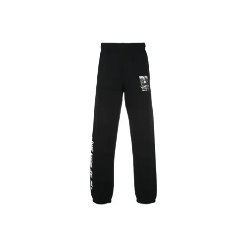 OFF WHITE Mona Lisa Series Knitted Sweatpants Men