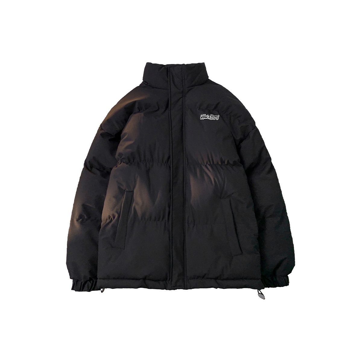 HCHUICHENG Puffer Jackets Unisex Black M - POIZON