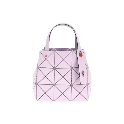 ISSEY MIYAKE CARAT Polyvinyl Chloride Handbag Mini Women's Light Pink