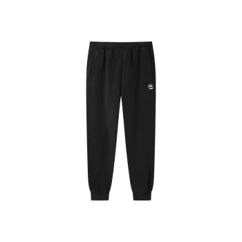 Erke Variety Training Collection Knitted Sweatpants Men's Jet Black