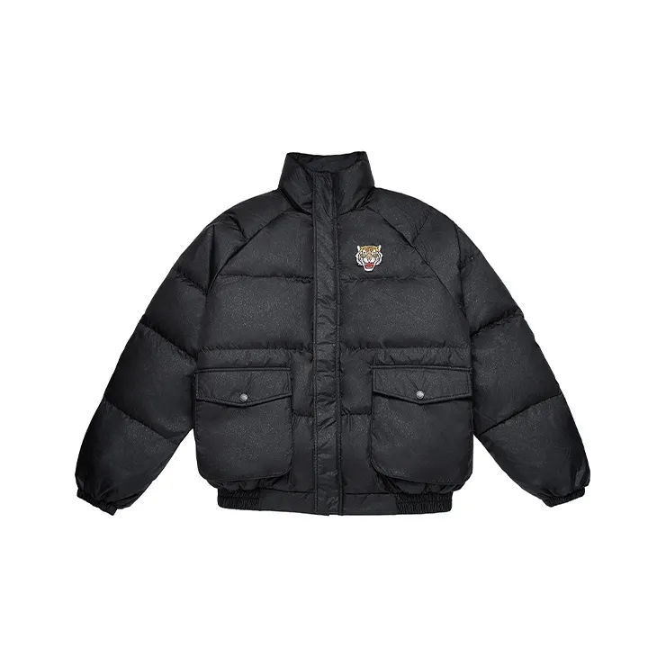ED HARDY X Down Jacket Unisex Black-0