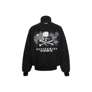 C2H4 Logo print Textured Jacket