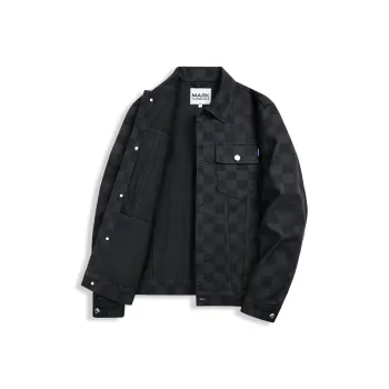 FAIRWHALE Jackets Coats Men's Pure Black