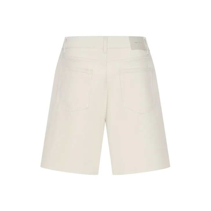 URBAN REVIVO Casual Shorts Men's Ecru-1