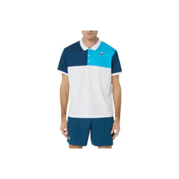 Asics Polo Shirts Men Blue