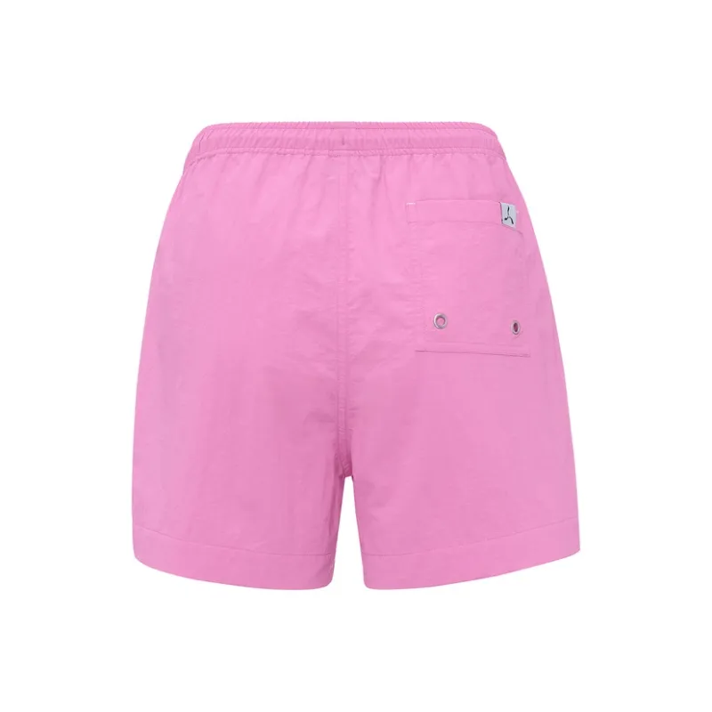 LI NING 1990 x CLOVE Casual Shorts Women's Vivid Fuchsia-1