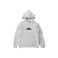 Light Gray * Green Print