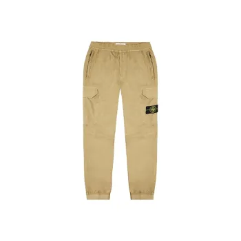 STONE ISLAND Cargo Pants Men Khaki