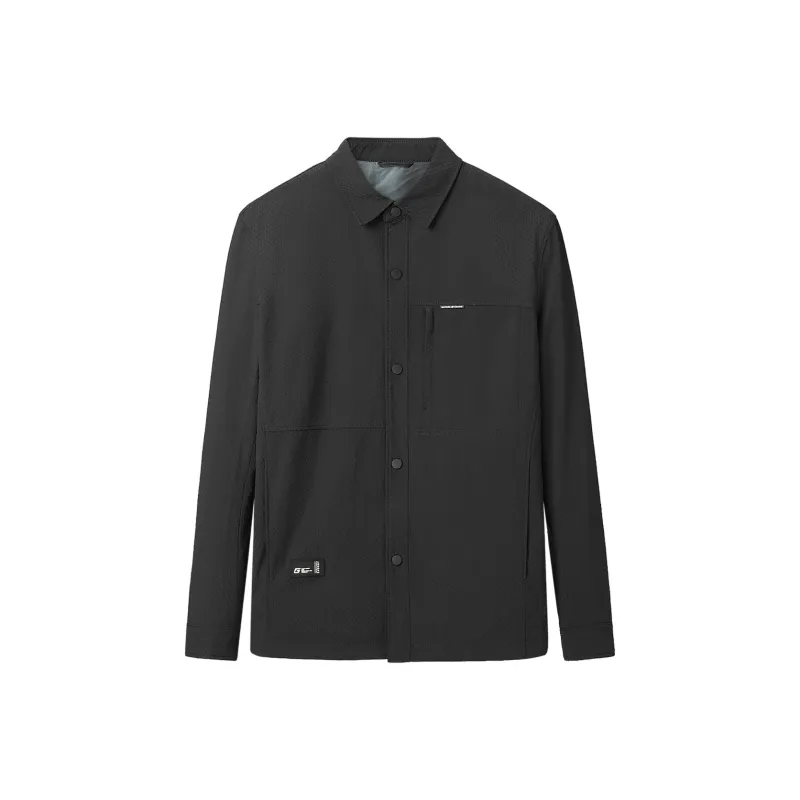 HLA Jackets Men Black Pattern 15-0