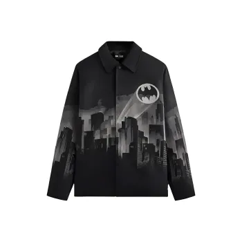 KITH X Batman Signal Tapestry Coaches Jacket