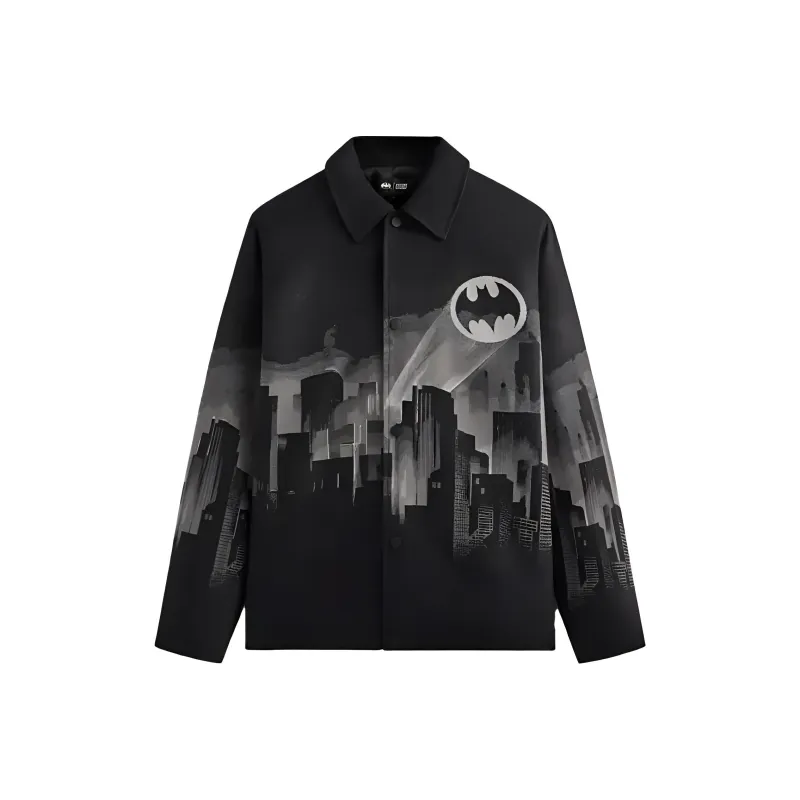 KITH X Batman Signal Tapestry Coaches Jacket-0