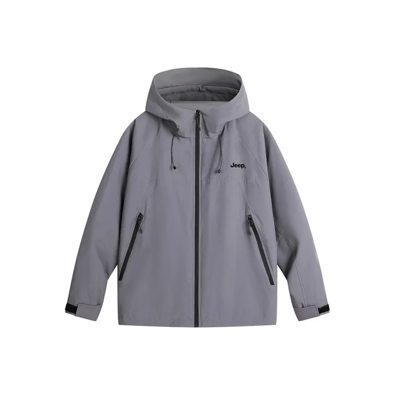 Jeep Black Knight Series Hiking Waterproof, Windproof, Abrasion Resistant, Thermal Windbreaker Jacket Unisex-29