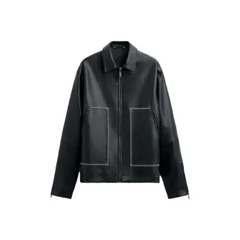 ZARA Jackets Men Black