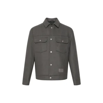 LESS IS MORE Coats Men's Green Gray