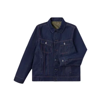 Lee X Alpha Industries Lee Co-branded Model Jackets Unisex Indigo